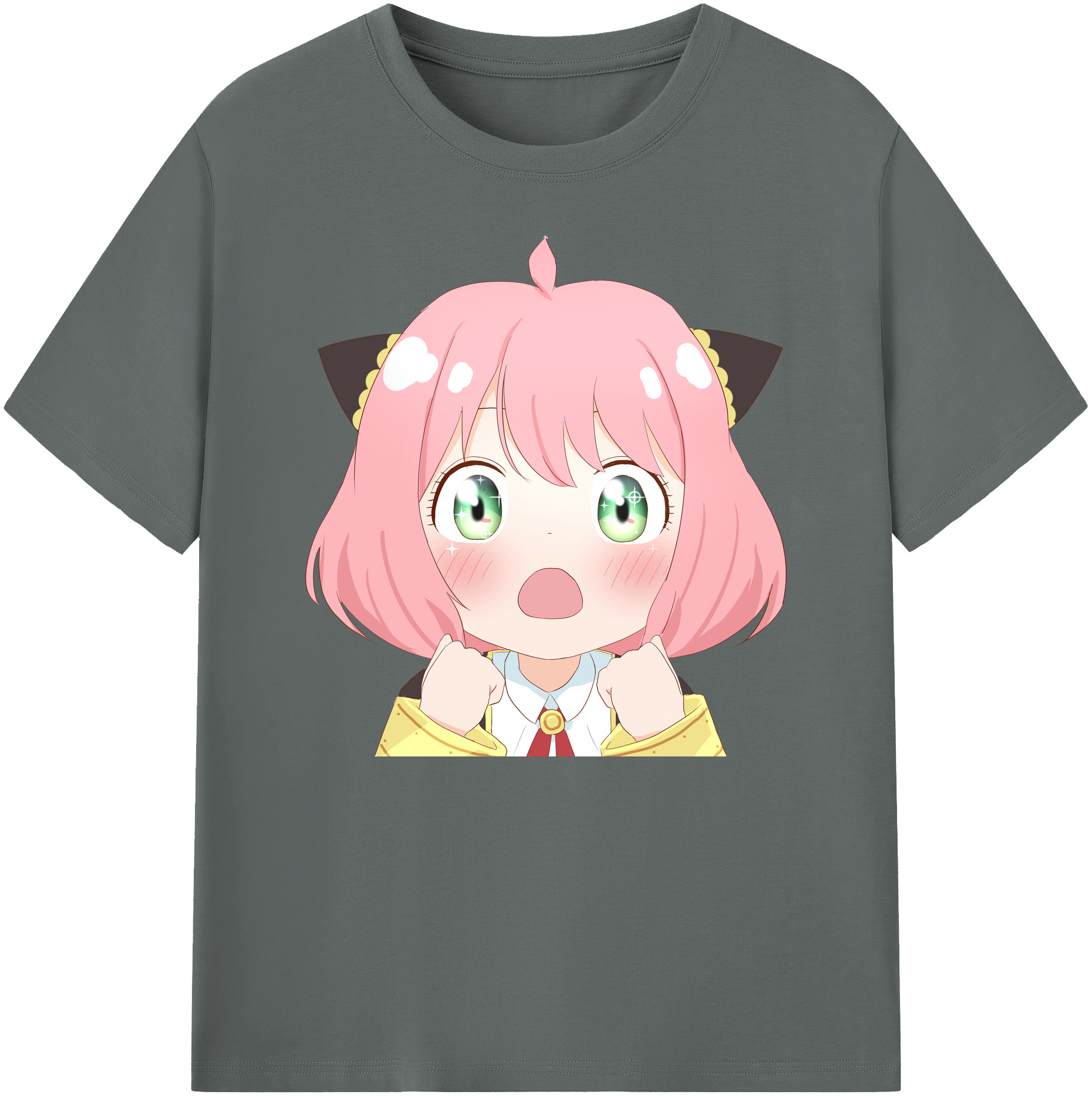（画像用） SPY×FAMILY间谍家家酒 綿100％ メンズ半袖Tシャツ｜肌触りやわらか＆通気性